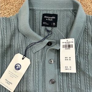 Abercrombie & Fitch Teal Polo Shirt